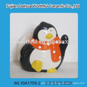 Ceramic decorative penguin napkin holder for tableware